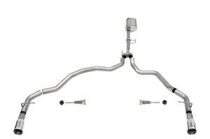 Ford F-150 Performance Exhaust - Dual Rear Exit - CORSA Performance - Cat-Back Sport - Polished - `21-`25